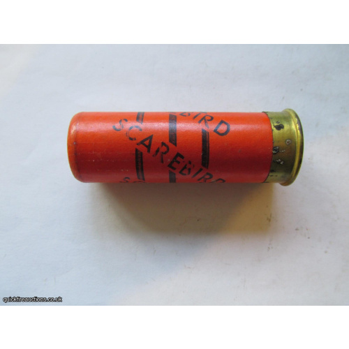 12G R.T.O. SCAREBIRD ORANGE CARTRIDGE  [INERT]