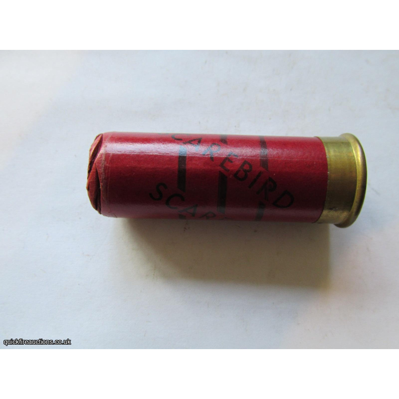 12G R.T.O. SCAREBIRD RED CARTRIDGE  [INERT]