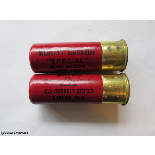 12G R.T.O. WESTLEY RICHARDS SPECIAL RED CARTRIDGE   [INERT]