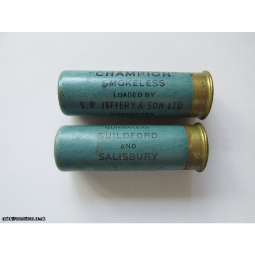 16G R.T.O. JEFFERY CHAMPION GUILFORD & SALISBURY CARTRIDGE  [INERT]