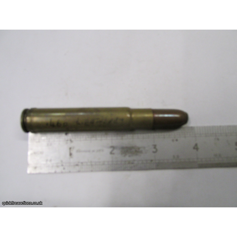 1 X WEATHERBY 460 MAGNUM COPPER LEAD TIP BULLET INERT