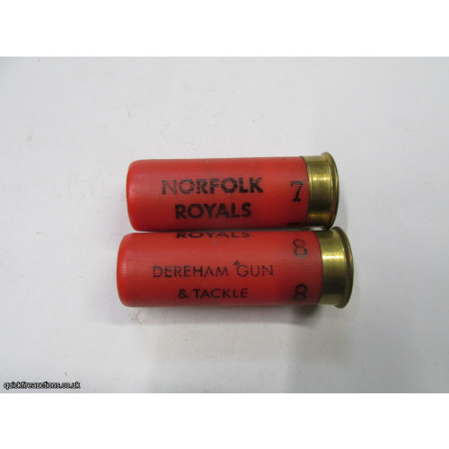 12G DEREHAM GUN NORFOLK ROYALS CARTRIDGE [INERT]