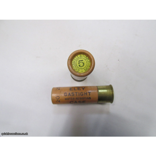20G R.T.O. TC= COGSWELL & HARRISON ELEY GASTIGHT W R CASE CARTRIDGE  [INERT]