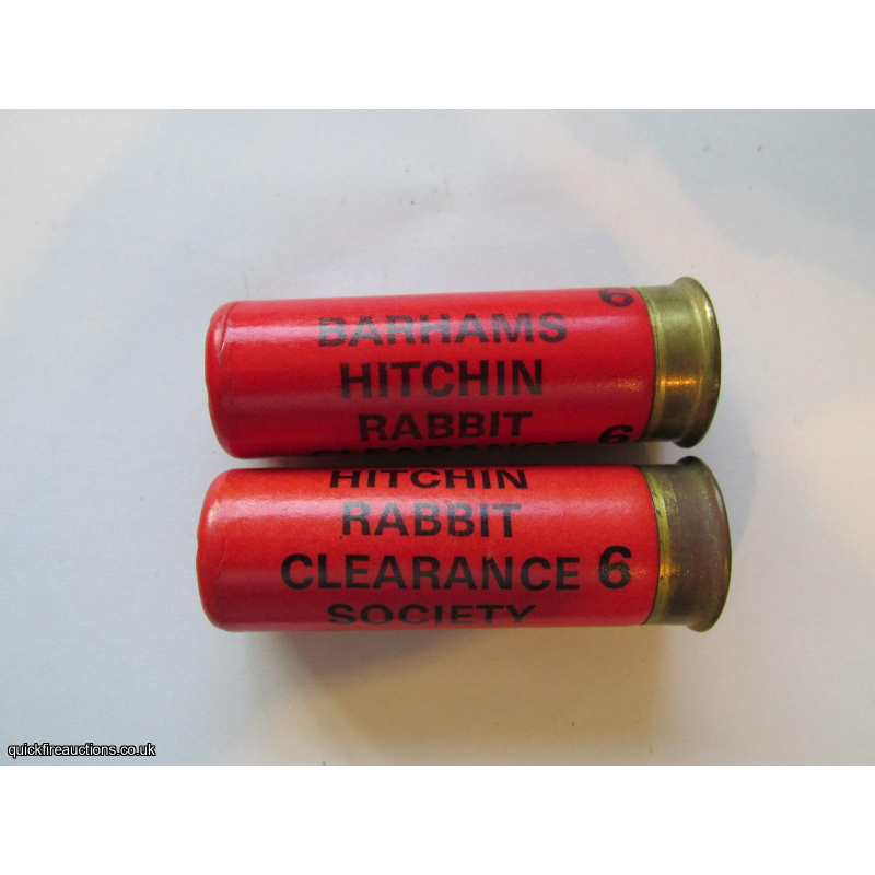12G BARHAMS RABBIT CLEARANCE SOCIETY CARTRIDGE  [INERT]