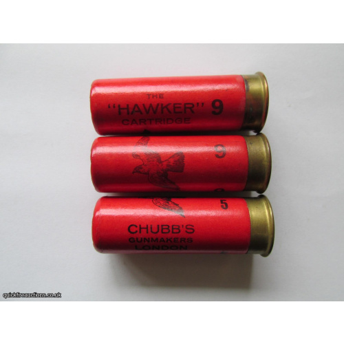 12G CHUBBS THE HAWKER CARTRIDGE  [INERT]
