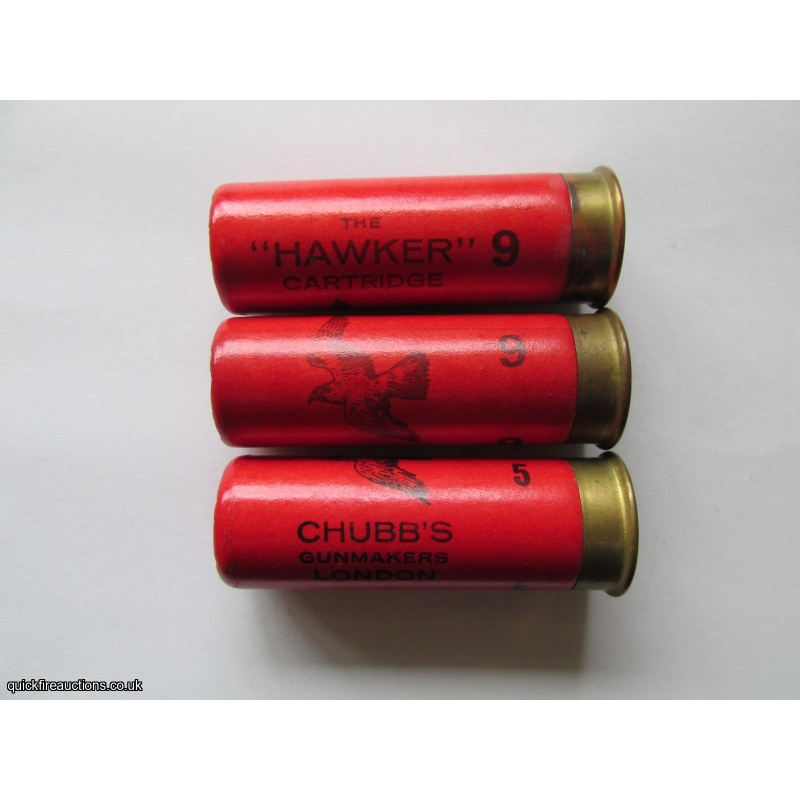 12G CHUBBS THE HAWKER CARTRIDGE  [INERT]