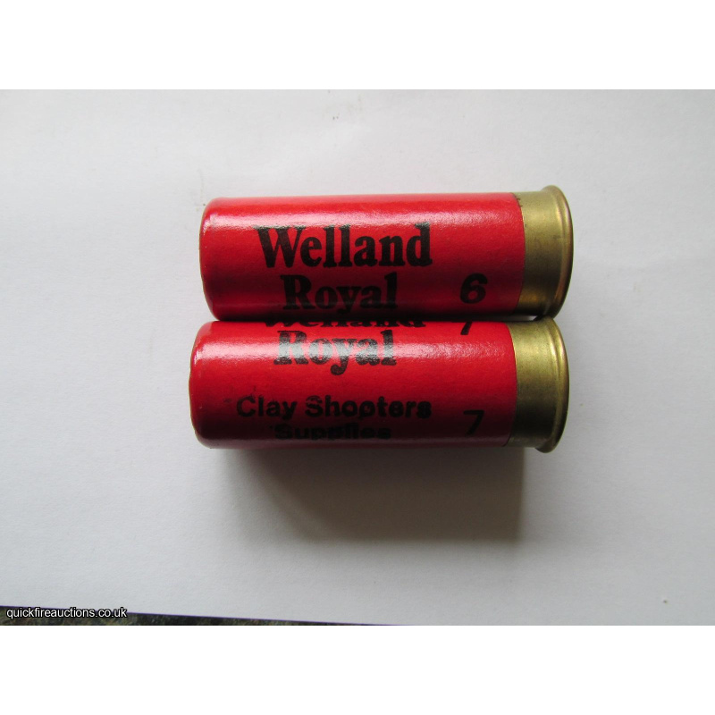 12G CLAY SHOOTERS SUPPLIES WELLAND ROYAL CARTRIDGE  [INERT]