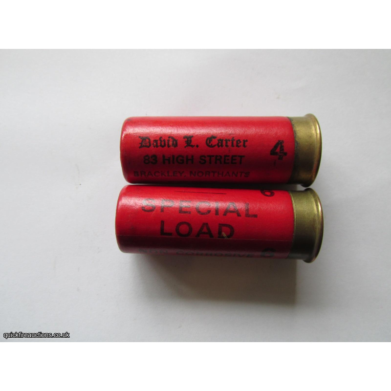 12G DAVID CARTER SPECIAL LOAD CARTRIDGE  [INERT]