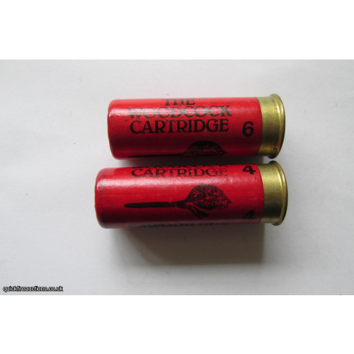 12G CAWOOD GUN CO THE WOODCOCK CARTRIDGE  [INERT]