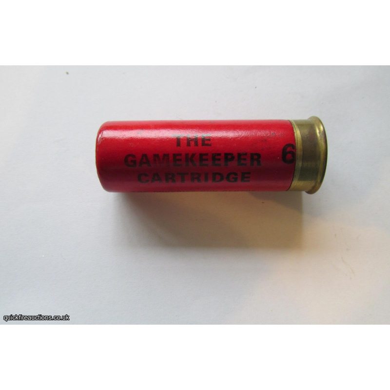 12G DUKERIES THE GAMEKEEPER  CARTRIDGE  [INERT]