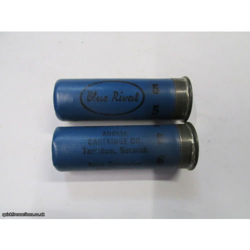 12G ANGLIA BLUE RIVAL CARTRIDGE [INERT]