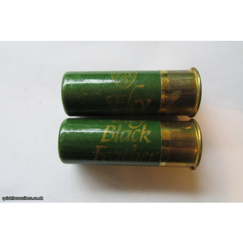 12G ELEY BLACK FEATHER LARGE PRINT CARTRIDGE  [INERT]