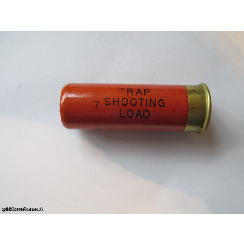 12G GREENWOOD & BATLEY TRAP SHOOTING LOAD ORANGE CARTRIDGE  [INERT]