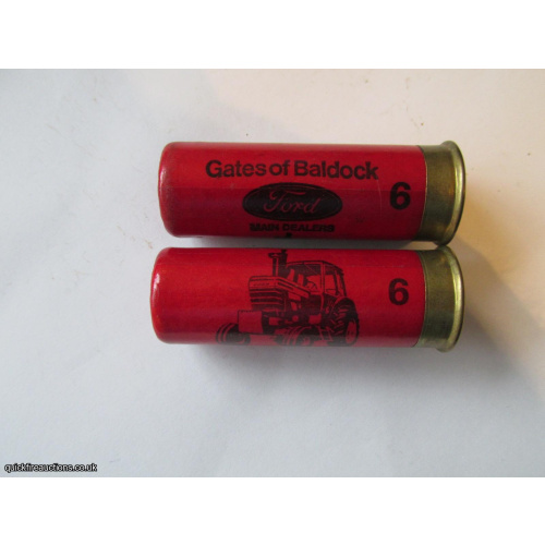 12G GATES OF BALDOCK FORD DEALERS CARTRIDGE  [INERT]