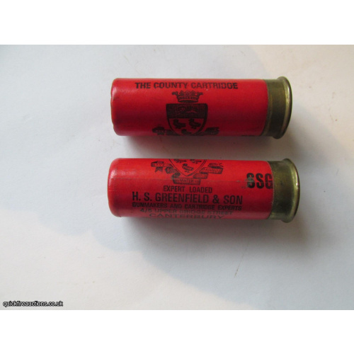 12G GREENFIELDS THE COUNTY BRIGHT RED CARTRIDGE  [INERT]