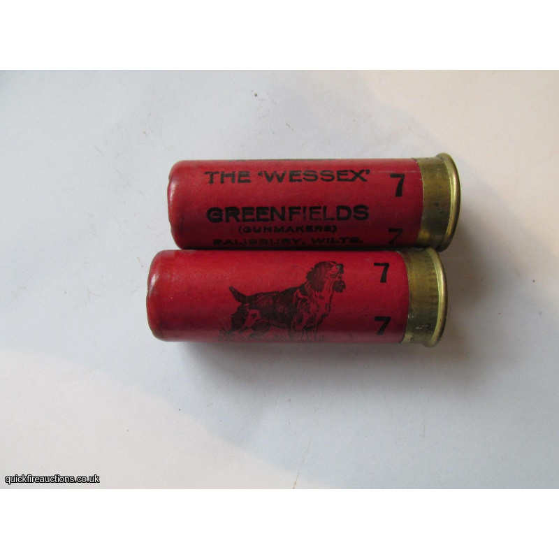 12G GREENFIELDS THE WESSEX DARK RED CARTRIDGE  [INERT]