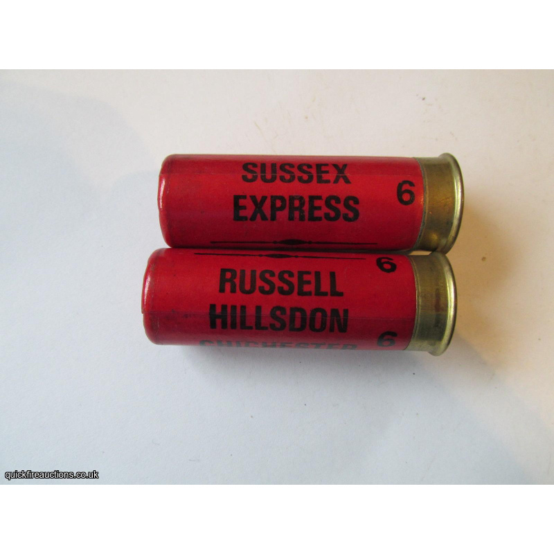 12G HILLSDON SUSSEX EXPRESS RED CARTRIDGE  [INERT]