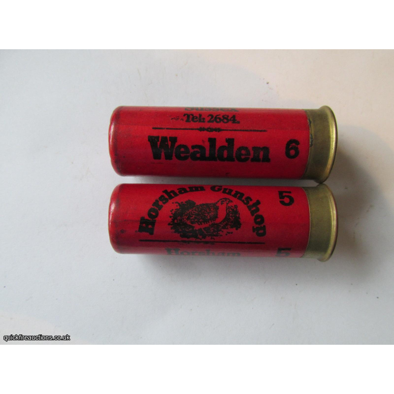 12G HORSHAM GUNSHOP WEALDEN CARTRIDGE  [INERT]
