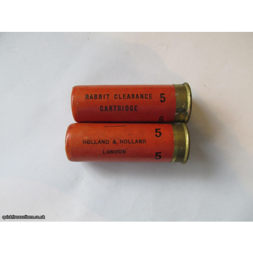 12G HOLLAND & HOLLAND RABBIT CLEARANCE ORANGE CARTRIDGE  [INERT]