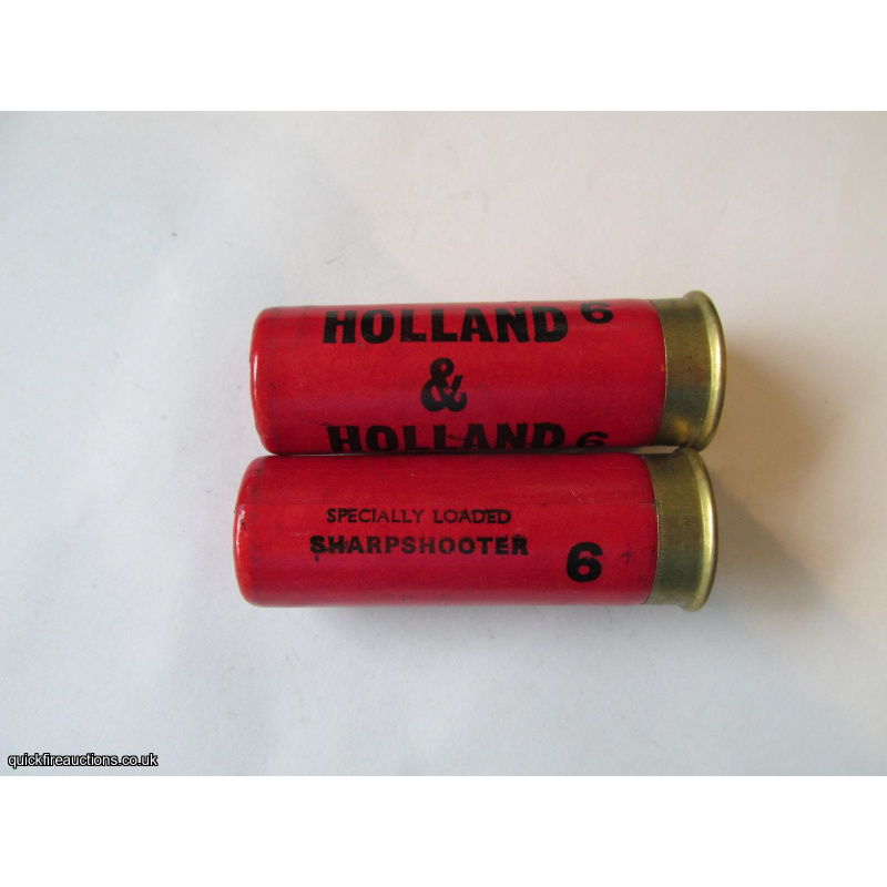 12G HOLLAND & HOLLAND SHARPSHOOTER BRIGHT RED CARTRIDGE  [INERT]