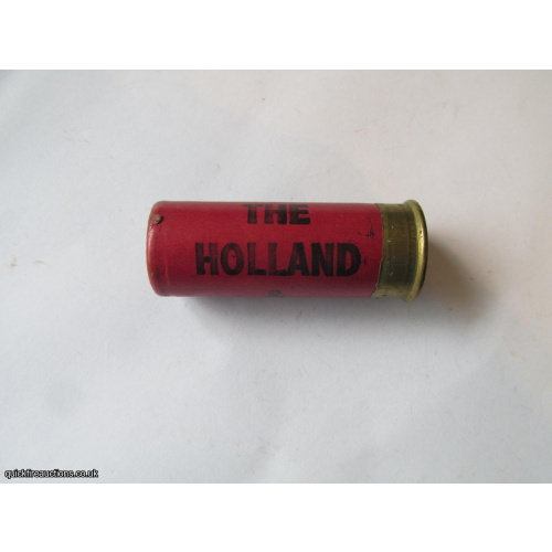 12G THE HOLLAND & HOLLAND SHOOTING SCHOOL DARK RED CARTRIDGE  [INERT]