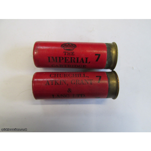 12G CHURCHILL ATKIN GRANT LANG IMPERIAL CARTRIDGE  [INERT]