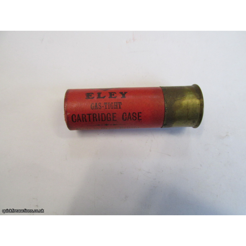14G R.T.O. ELEY GAS-TIGHT CASE LONDON CARTRIDGE  [INERT]