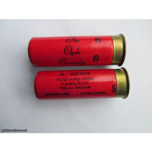 12G KERR THE CLYDE RED CARTRIDGE  [INERT]