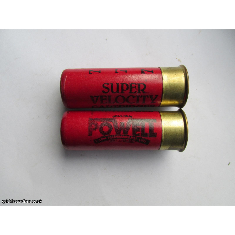 12G POWELL SUPER VELOCITY TYPE 3 CARTRIDGE  [INERT]