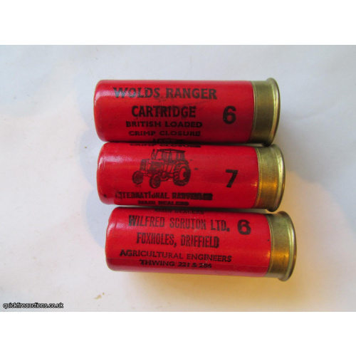 12G WILFRED SCRUTON WOLDS RANGER CARTRIDGE  [INERT]