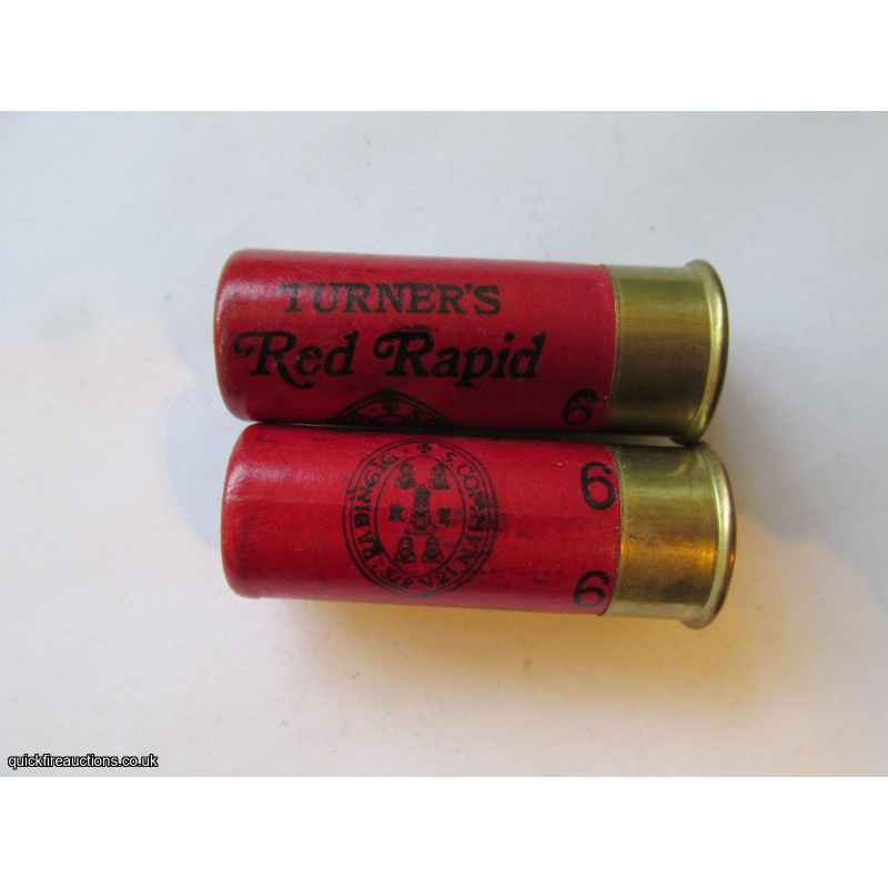12G TURNERS RED RAPID TYPE 1 12mm BRASS CARTRIDGE  [INERT]