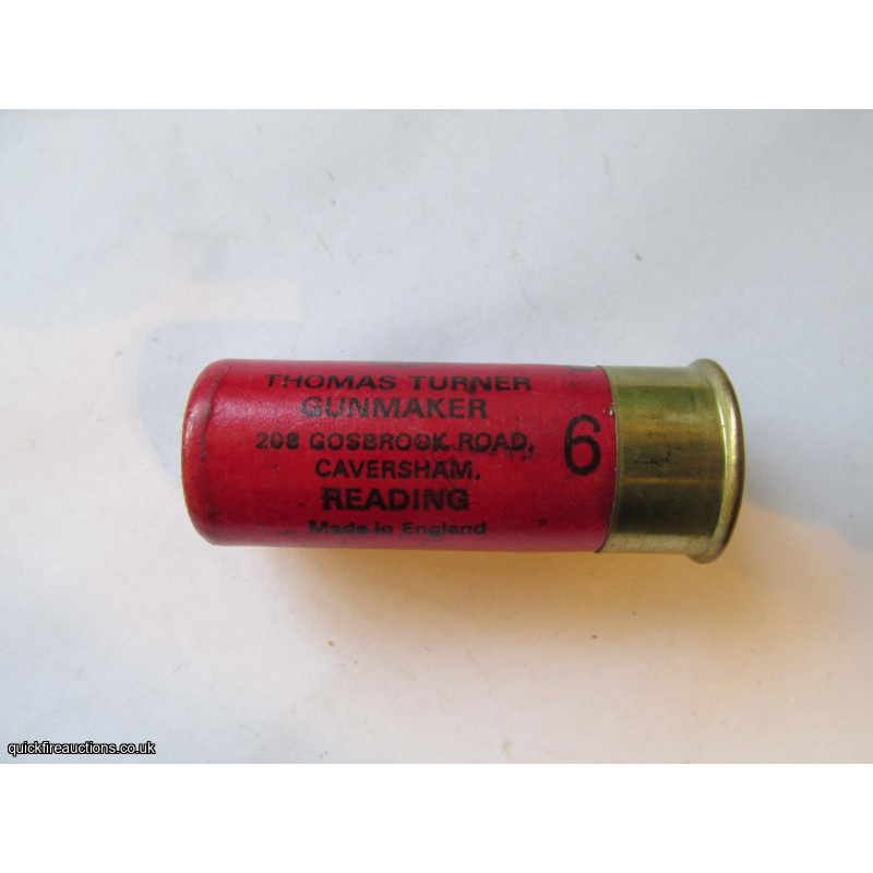 12G TURNERS RED RAPID TYPE 1 12mm BRASS CARTRIDGE  [INERT]