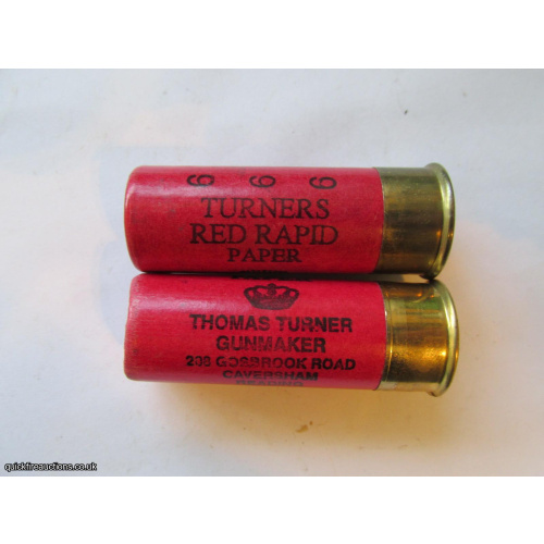 12G TURNERS RED RAPID PAPER [ CROWN ] TYPE 3  CARTRIDGE  [INERT]