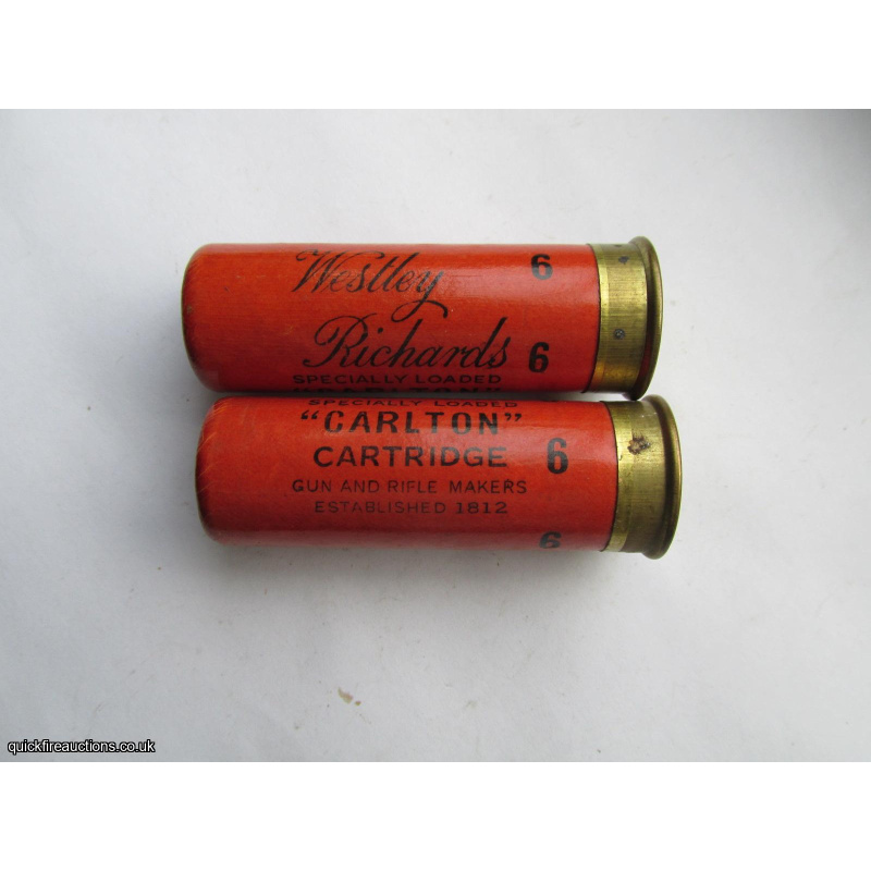 12G WESTLEY RICHARDS CARLTON WITHOUT ADDRESS CARTRIDGE  [INERT]