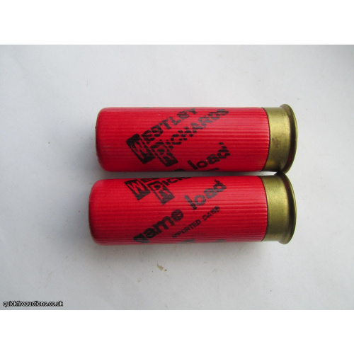 12G WESTLEY RICHARDS GAME LOAD STYLE 1 CARTRIDGE  [INERT]