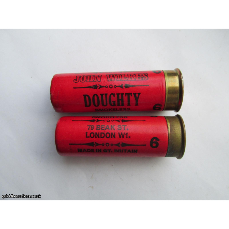12G JOHN WILKES DOUGHTY TYPE 1 BRIGHT RED  CARTRIDGE  [INERT]