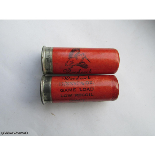 12G WOODS WOODCOCK GAME LOAD CARTRIDGE  [INERT]