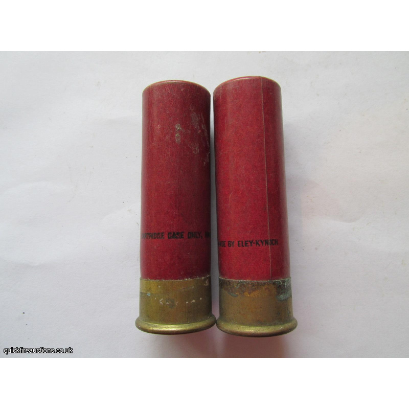 8G R.T.O. 3 1/4 inch CASE MADE BY ELEY-KYNOCH  CARTRIDGE  [INERT]