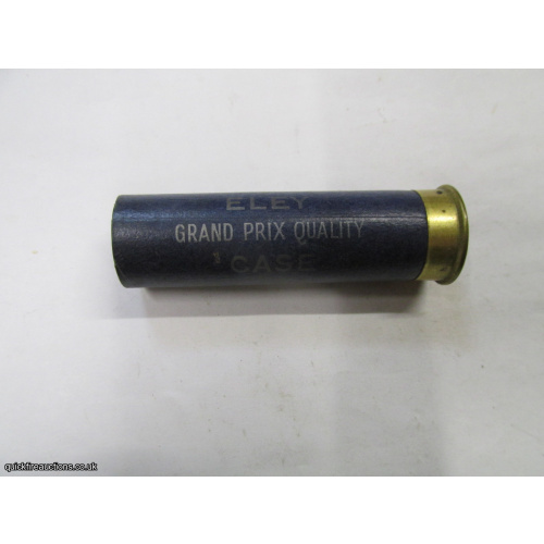 16G N.P.E. ELEY GRAND PRIX QUALITY CASE NOBEL CARTRIDGE  [INERT]