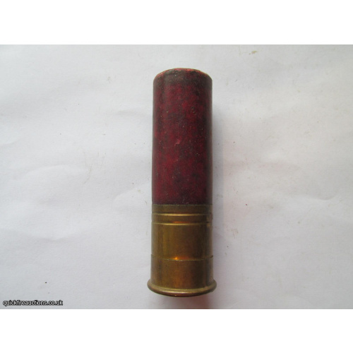 8G R.T.O. PLAIN PURPLE CASE HIGH BRASS REM-UMC ? CARTRIDGE  [INERT]