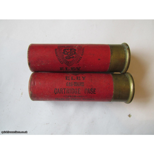 8G R.T.O. ELEY GAS-TIGHT CASE LONDON CARTRIDGE  [INERT]