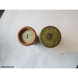 8G R.T.O. 3 1/4 inch ELEY GASTIGHT WATER RESISTING CASE CARTRIDGE  [INERT]