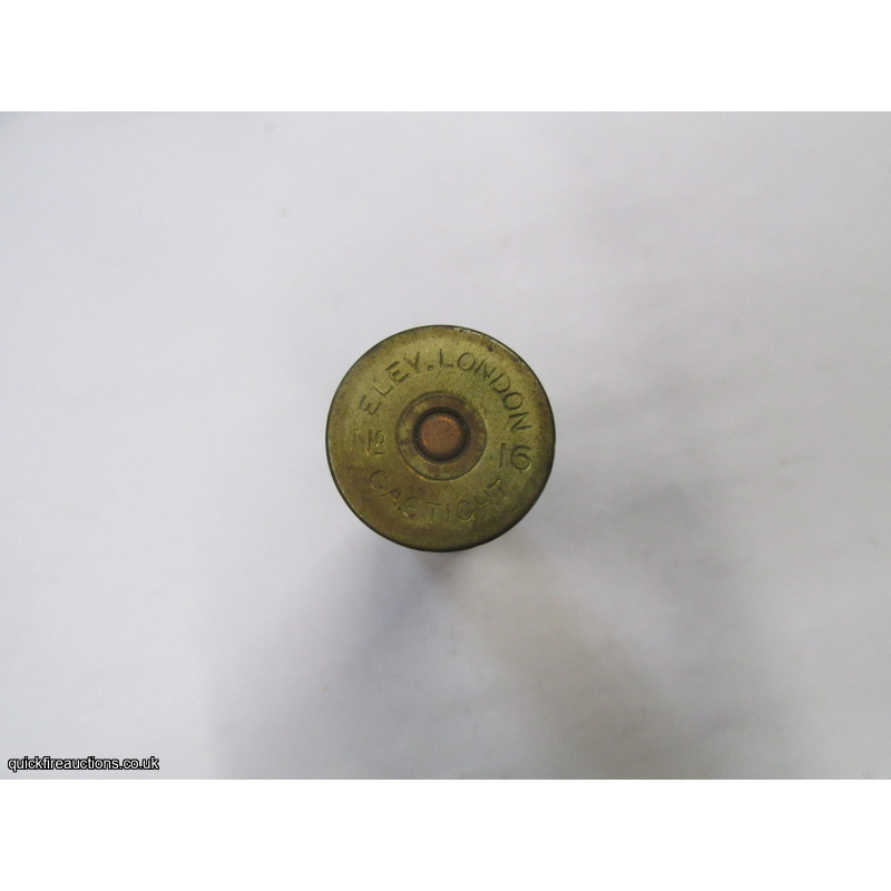 16G N.P.E. 3 inch ELEYS PATENT GASTIGHT CASE ELEY LONDON GASTIGHT CARTRIDGE  [INERT]