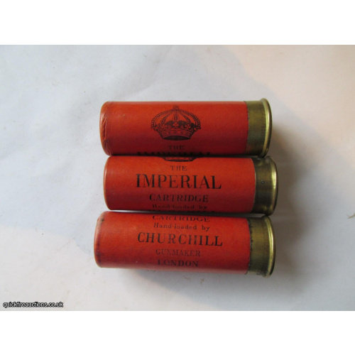 12G R.T.O. CHURCHILL THE IMPERIAL CARTRIDGE  [INERT]