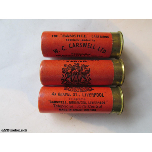 12G R.T.O. CARSWELL THE BANSHEE ORANGE   CARTRIDGE  [INERT]