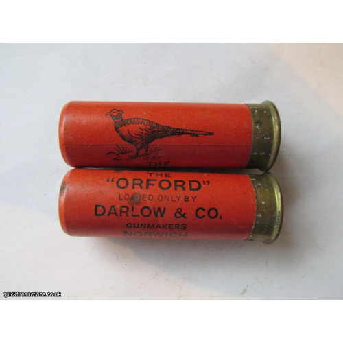 12G R.T.O. DARLOW GUNMAKER THE ORFORD CARTRIDGE  [INERT]