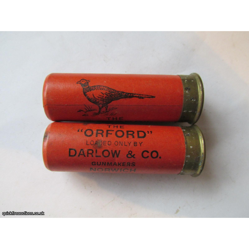 12G R.T.O. DARLOW GUNMAKER THE ORFORD CARTRIDGE  [INERT]