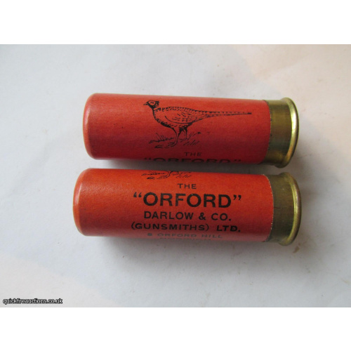 12G R.T.O. DARLOW GUNSMITHS THE ORFORD CARTRIDGE  [INERT]