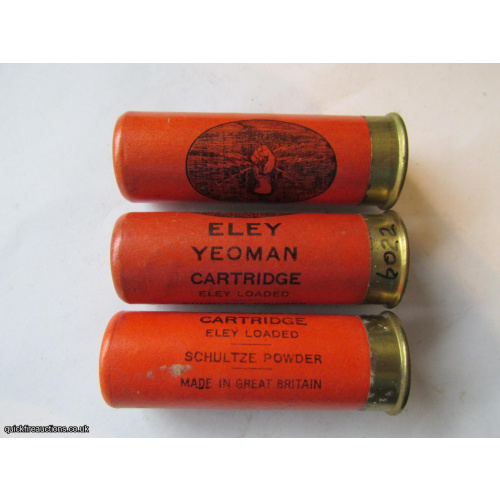 12G R.T.O. ELEY YEOMAN CARTRIDGE [INERT]
