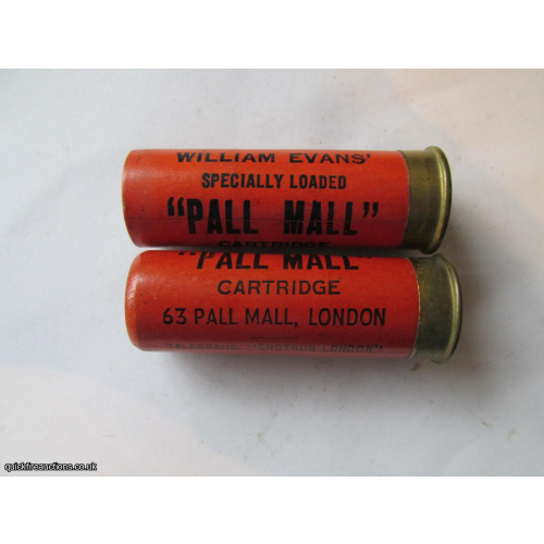 12G R.T.O. WILLIAM EVANS PALL MALL WITH ADDRESS CARTRIDGE  [INERT]